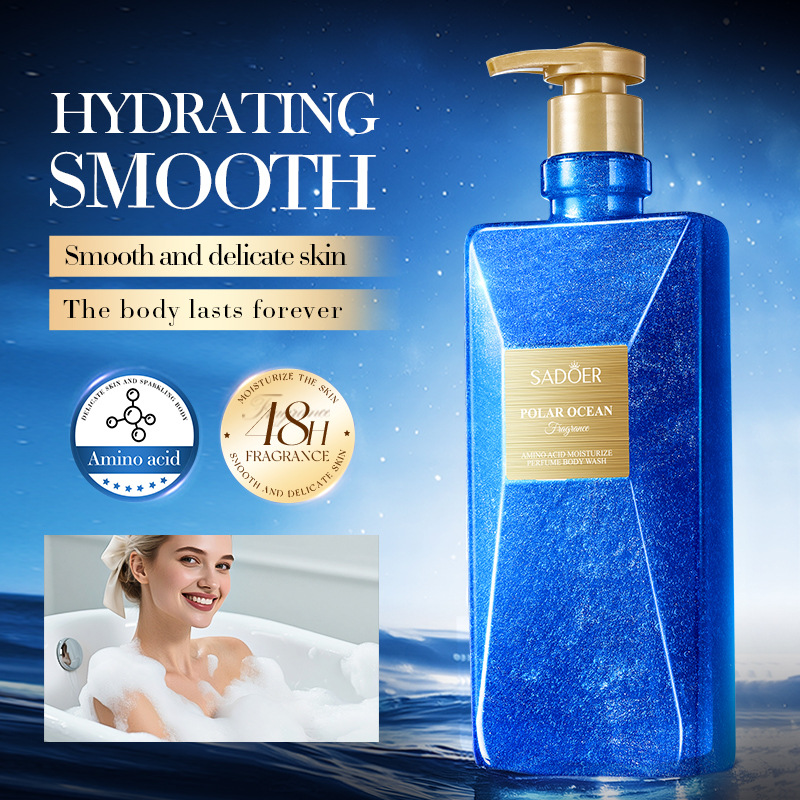Perfume Fragrance Shower Gel - アミノ酸配合シャワージェル、持続性のある香り、72時間保湿、ニキビ除去、男女兼用香水タイプのローション
