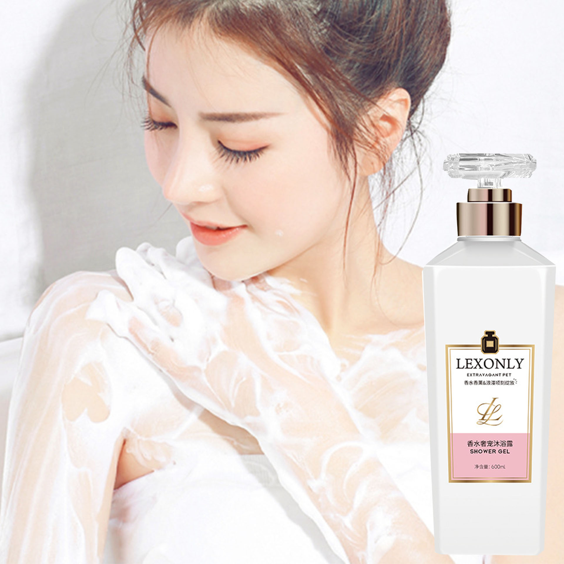Perfume Fragrance Shower Gel - 香水ボディウォッシュ 持続性のある香り 保湿効果 優しい洗浄力 若返り保湿ボディウォッシュ スキンケア