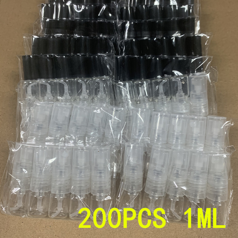 Perfume Fragrance Bulk - バルクパック 1ML ポータブルガラス香水瓶セット スプレー詰め替え式サンプルディスペンサー 旅行用香水ポンプ 香水サンプル用